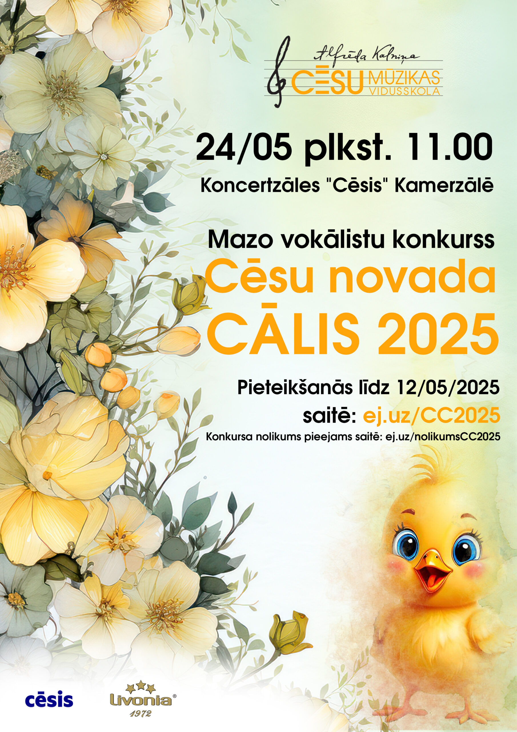 Mazo vokālistu konkurss "Cēsu novada Cālis 2025"
