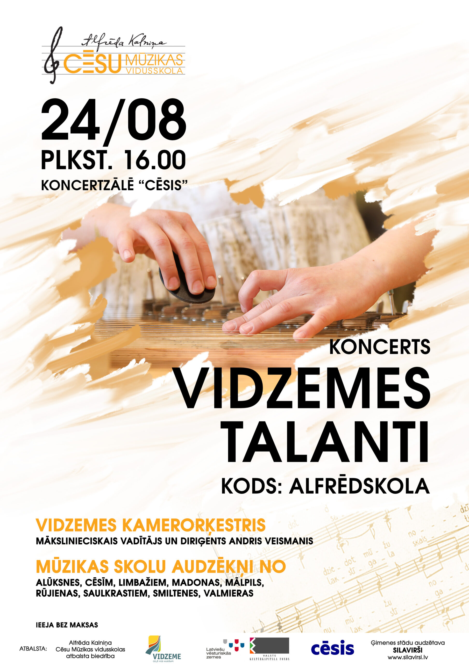 Koncerts "Vidzemes Talanti - kods: Alfrēdskola"