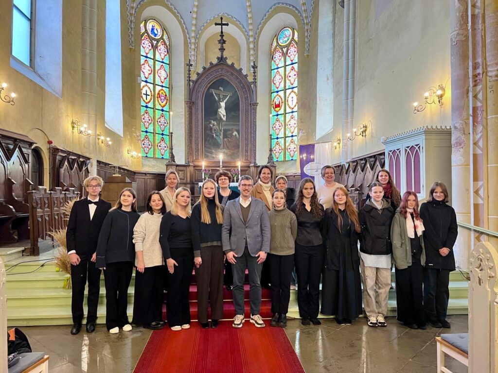 Meistarklases ar ērģeļu spēles profesoru Andžeju Šadeiko