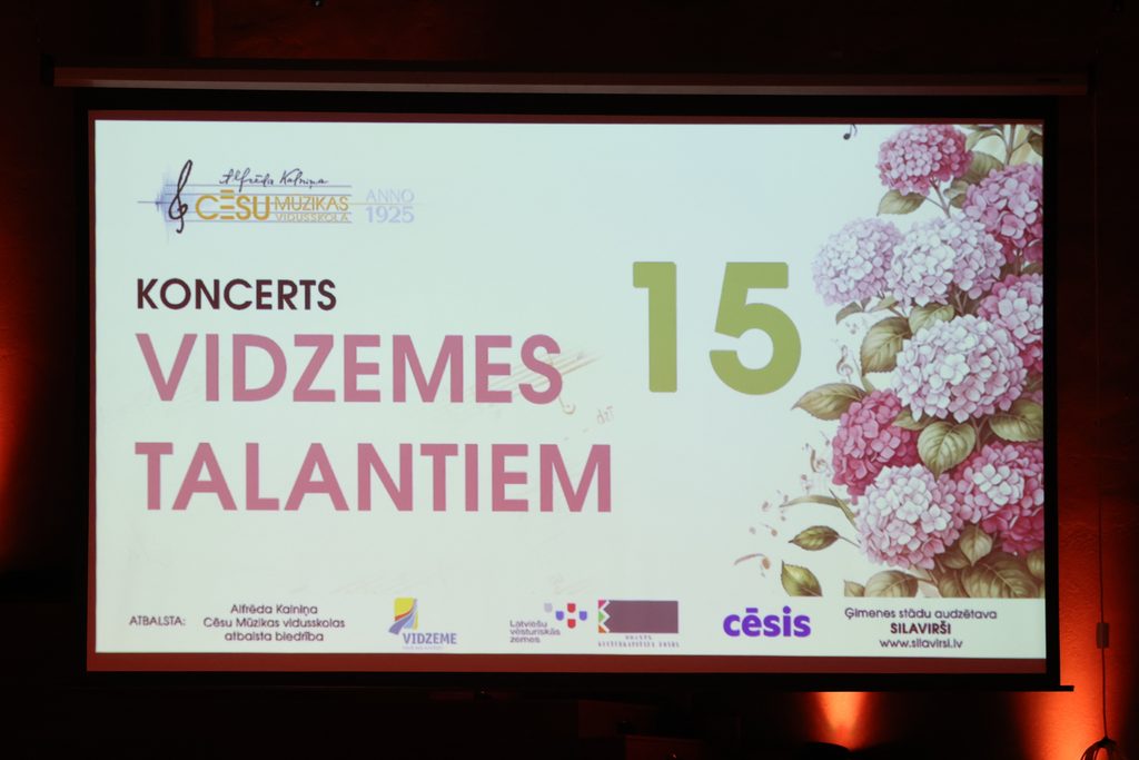 Koncerts “Vidzemes Talantiem - 15”