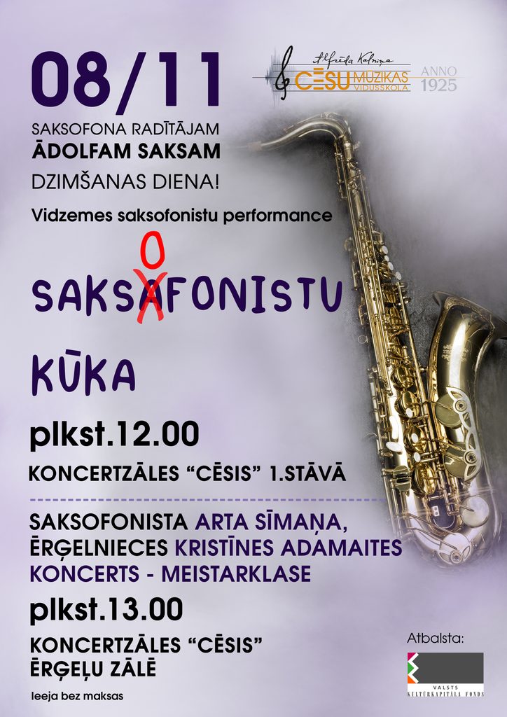 Vidzemes saksofonistu performance “Saksofonistu kūka”